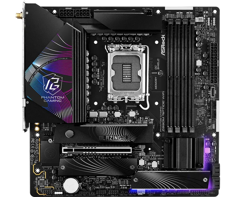 ASRock Phantom Gaming Z890M Riptide WiFi image 2