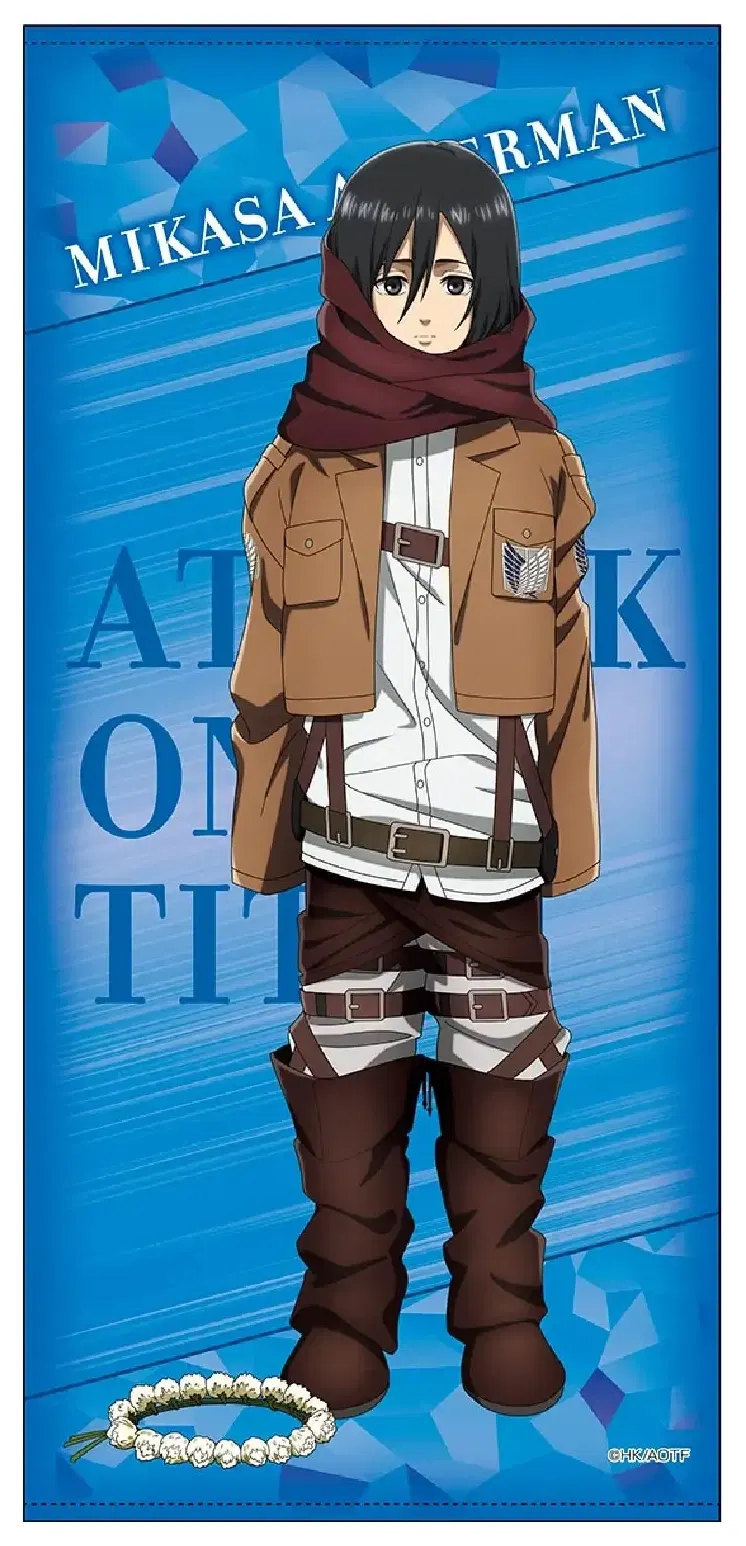 Attack On Titan Big Towel Mikasa Ackerman image 1
