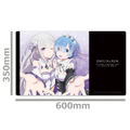 Re:Zero Kara Hajimeru Isekai Seikatsu Character Rubber Mat Emilia & Rem thumbnail 3