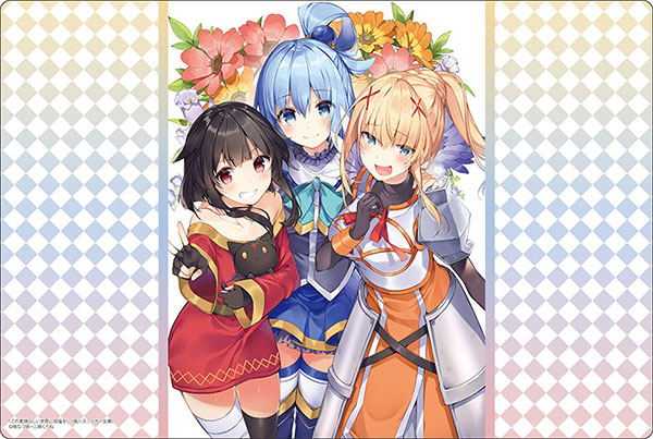 Bushiroad Rubber Mat Collection V2 Vol. 1708 Kadokawa Sneaker Bunko Kono Subarashii Sekai Ni Shukufuku Wo! Aqua & Megumin & Darkness image 1