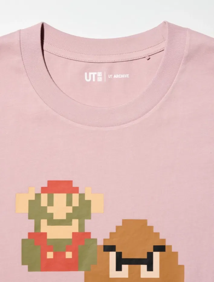 UT Super Mario  - Game Over T-Shirt (Pink | Size XXL) image 3