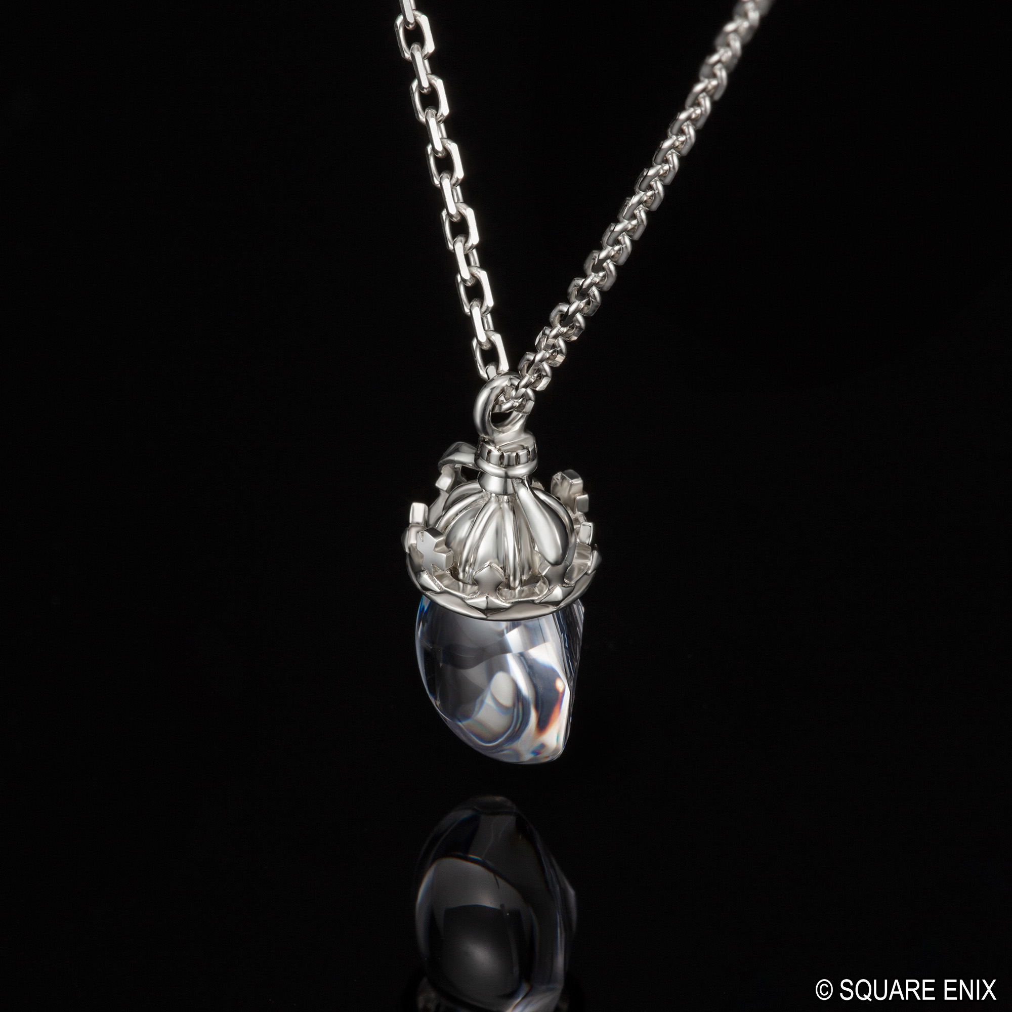 FINAL FANTASY IX 銀のペンダント Final Fantasy IX Silver Necklace Garnet