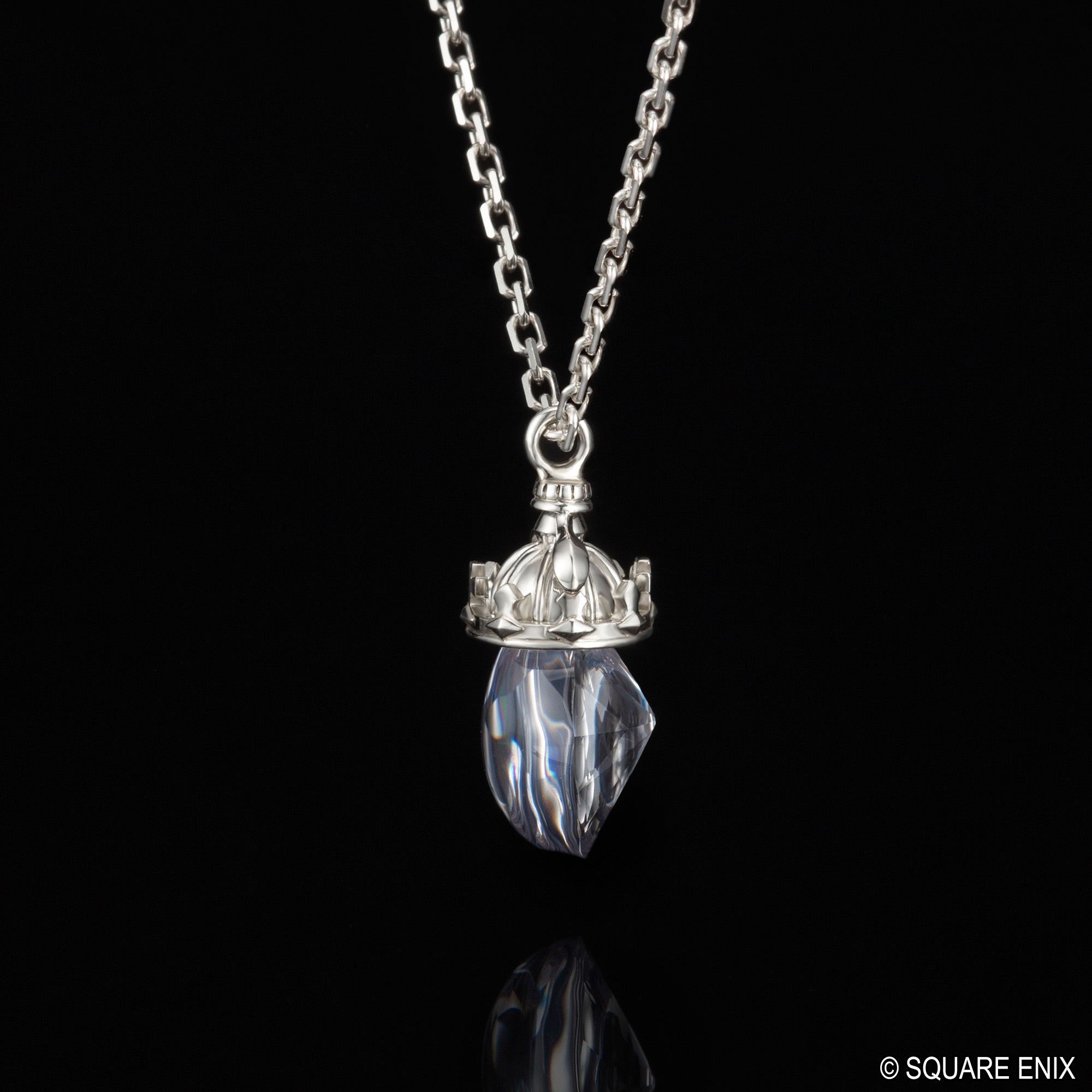 FINAL FANTASY IX 銀のペンダント Final Fantasy IX Silver Necklace Garnet