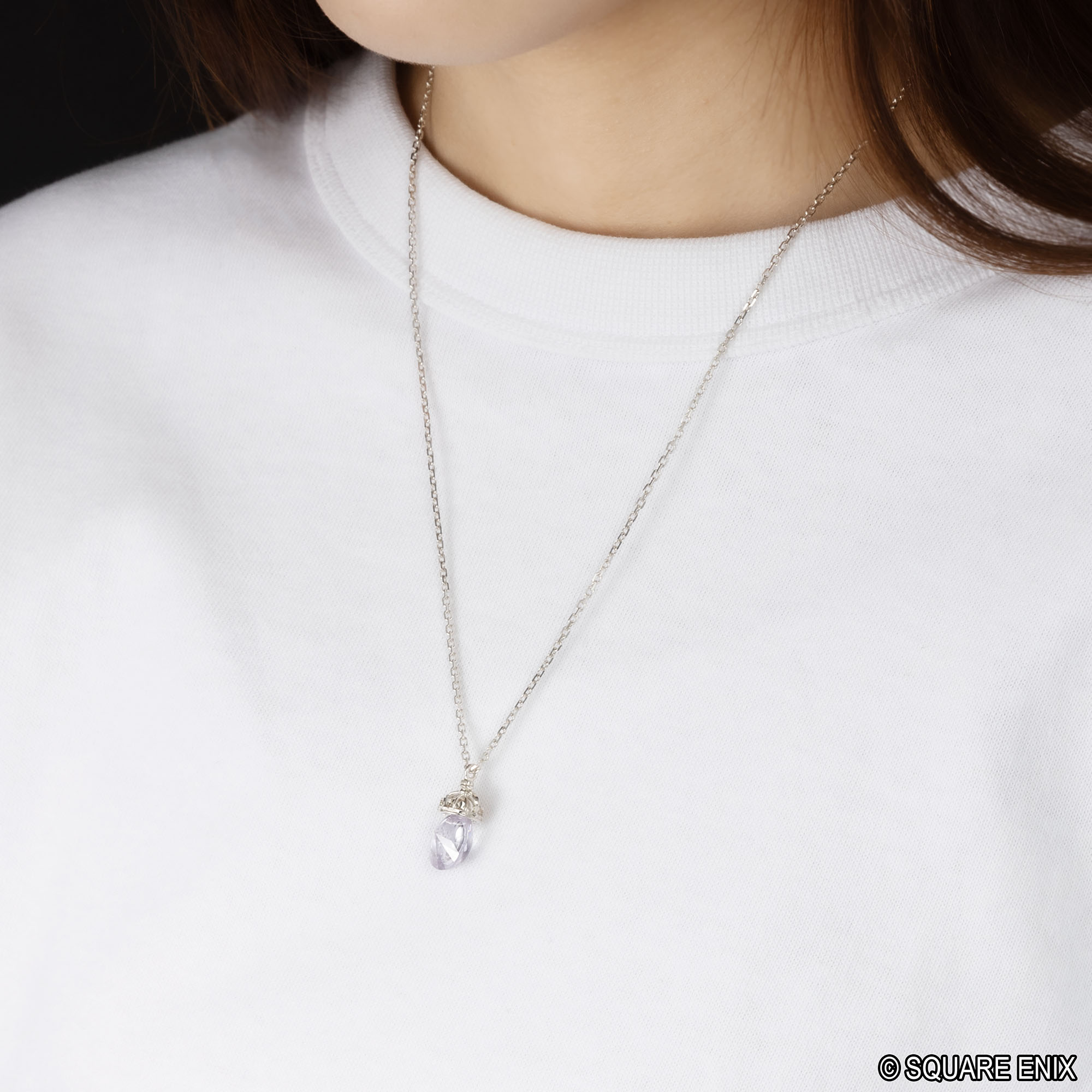 Final Fantasy IX Silver Necklace Garnet