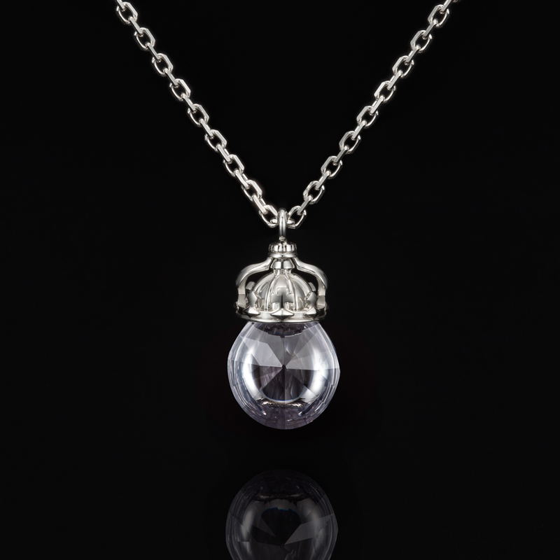 Final Fantasy IX Silver Necklace Garnet image 1