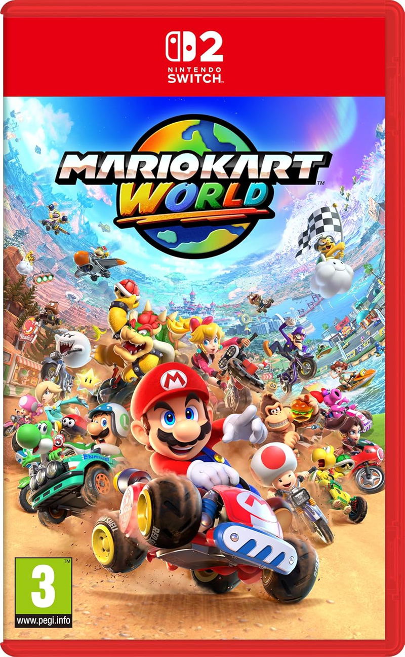 Mario Kart World <span class="ext" style="background-color: #00e206; color: #FFFFFF;">Game Cart</span> image 1