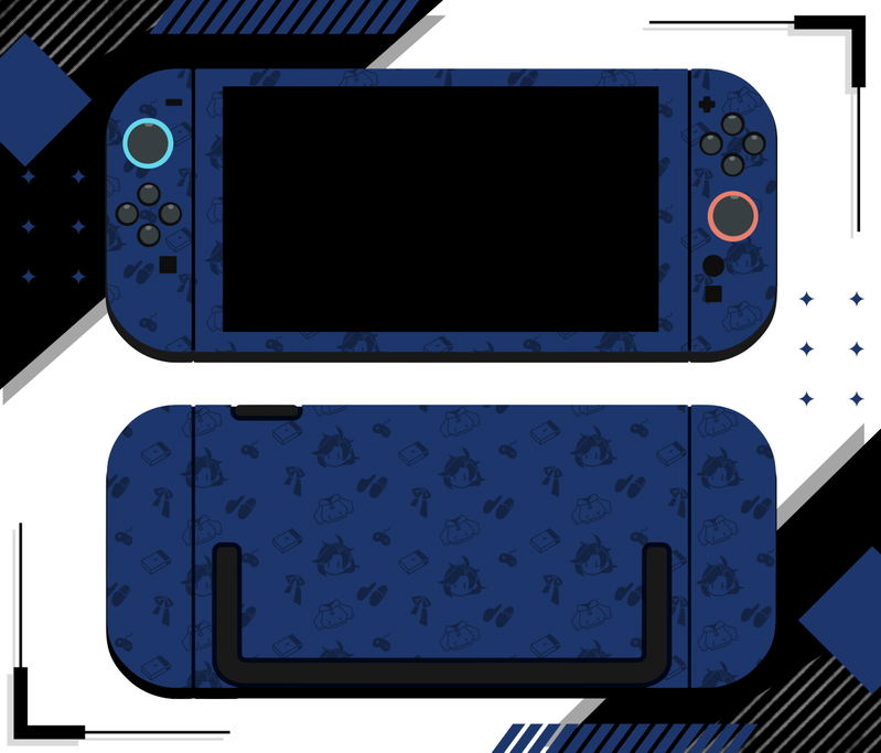 Nintendo Switch 2 Decal Sticker (Playasia Blue) image 2