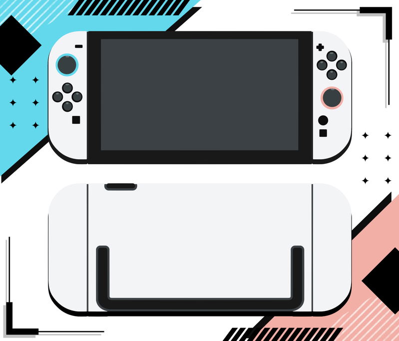 Nintendo Switch 2 Decal Sticker (White) image 2