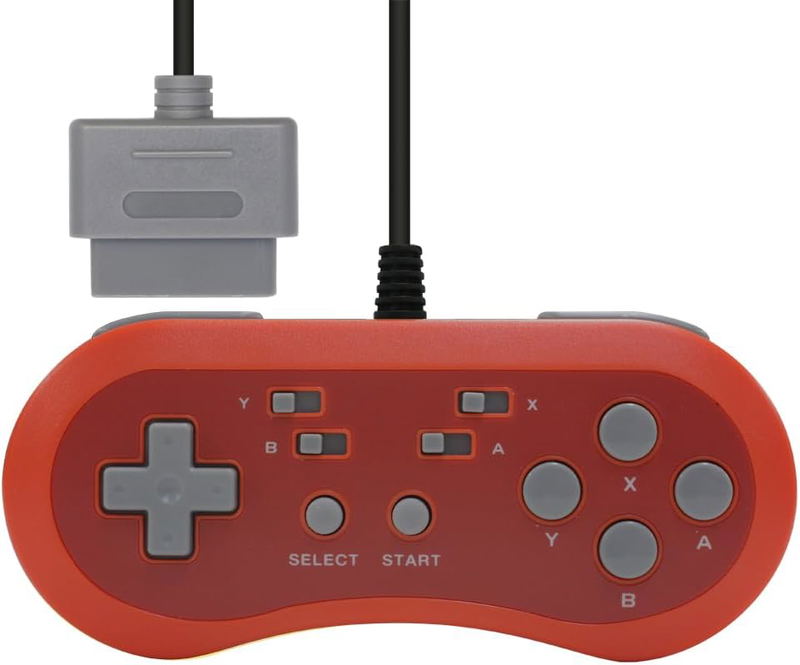Renkon 16 Controller for SFC (Red) for Super Famicom / SNES