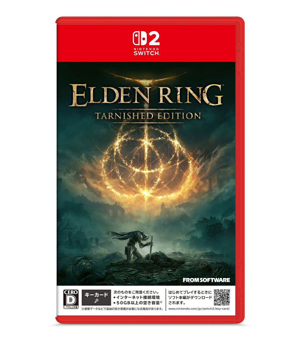 ELDEN RING 通常版 Elden Ring [Tarnished Edition] Game Key Cart for Nintendo Switch 2