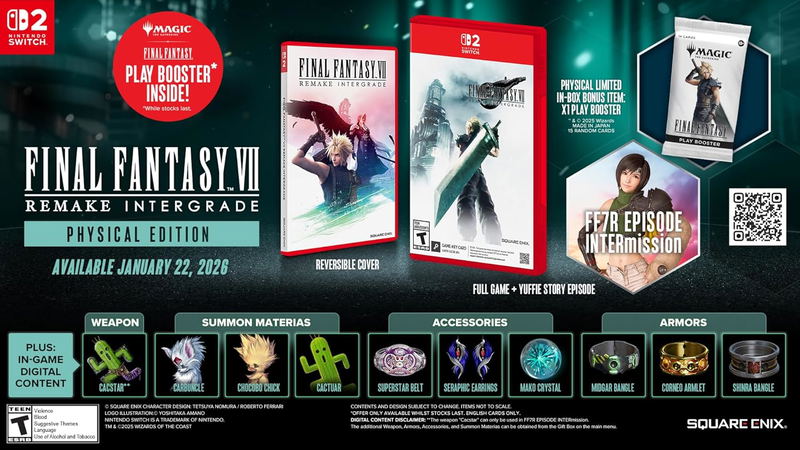 Final Fantasy VII Remake Intergrade <span class="ext" style="background-color: #ff8c00; color: #FFFFFF;">Game Key Cart</span> image 2