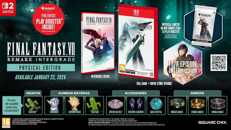 Final Fantasy VII Remake Intergrade <span class="ext" style="background-color: #ff8c00; color: #FFFFFF;">Game Key Cart</span> image 2