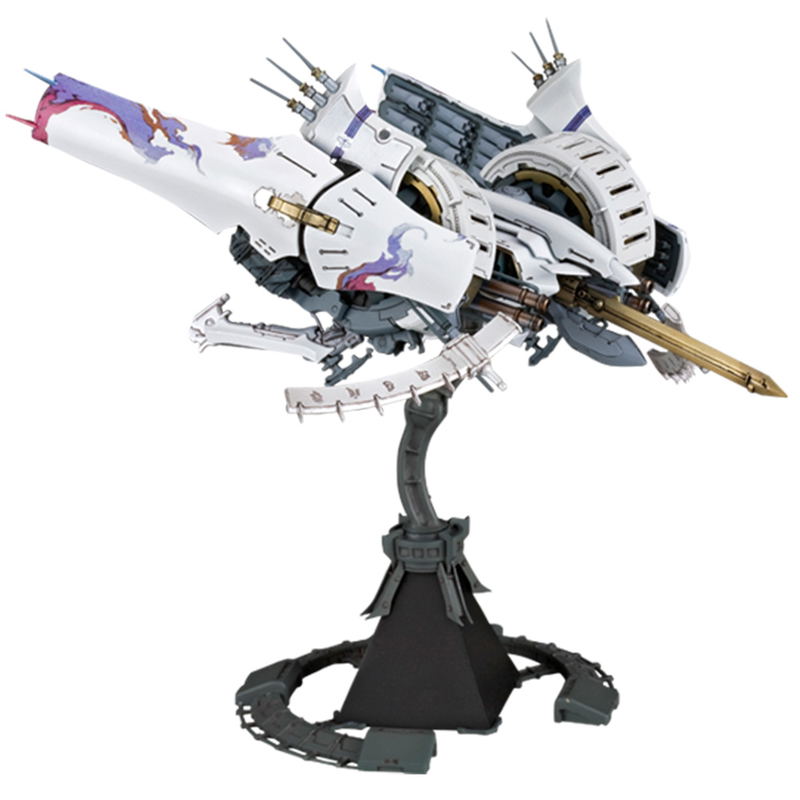 Ikaruga 1/144 Scale Plastic Model Kit: Hitekkai Ikaruga White image 1
