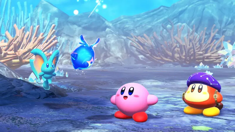Kirby and the Forgotten Land: Nintendo Switch 2 Edition + Star-Crossed World (Multi-Language) <span class="ext" style="background-color: #00e206; color: #FFFFFF;">Game Cart</span> image 6