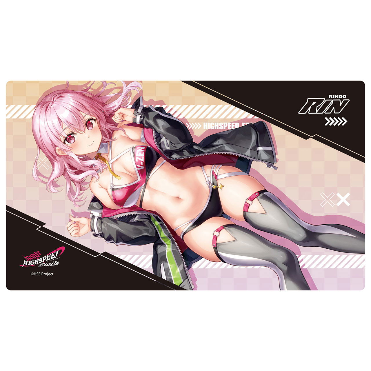 Highspeed Etoile Takuya Fujima Original Illustration Rubber Mat Rindo Rin — Import Game Deal