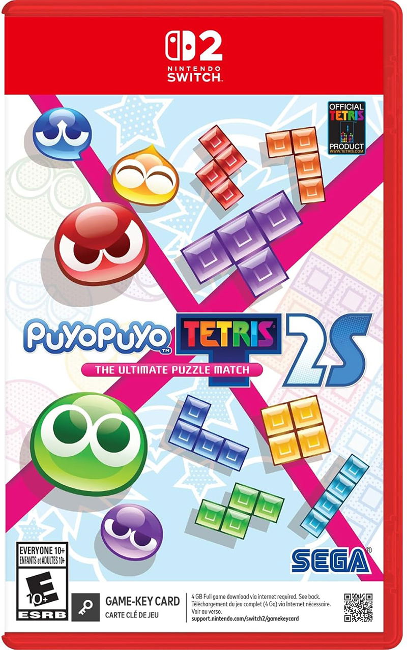 Puyo Puyo Tetris 2S Game Key Cart for Nintendo Switch 2