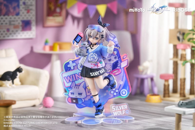 Honkai Star Rail Pre-Painted Figure: Little Cat Series Silver Wolf Ver. image 18