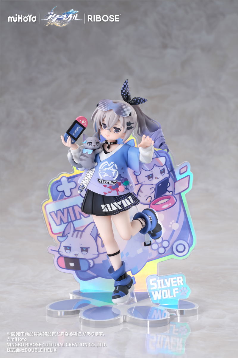 Honkai Star Rail Pre-Painted Figure: Little Cat Series Silver Wolf Ver. image 10