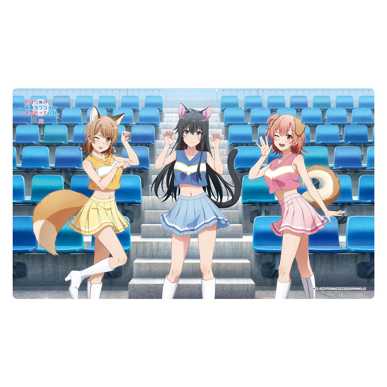 Yahari Ore No Seishun Love-come Wa Machigatteiru. Kan Original Illustration Rubber Mat Animal Cheerleader — Import Game Deal