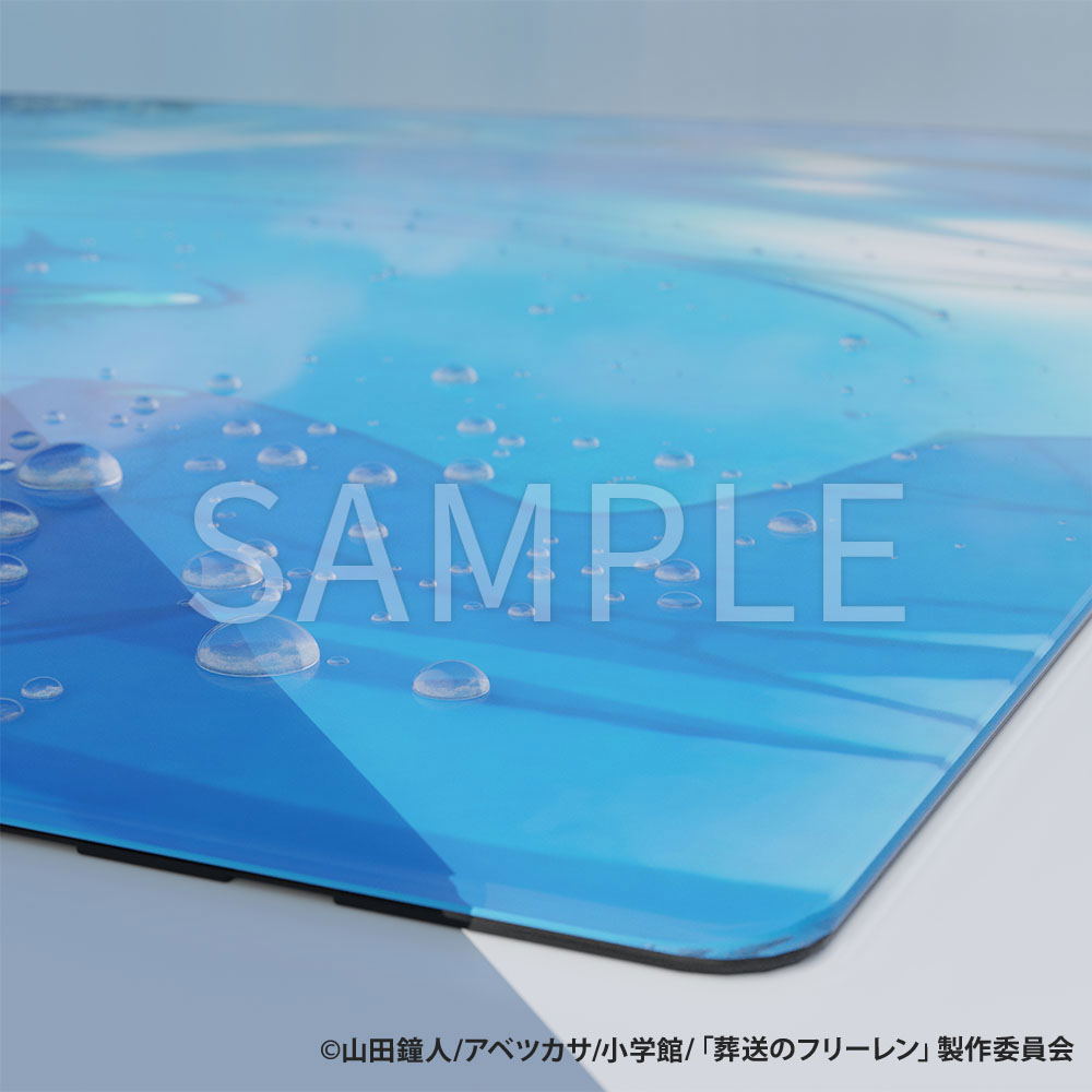 Frieren: Beyond Journey's End AMICIS Superglide 2 Glass Mouse Pad Blue