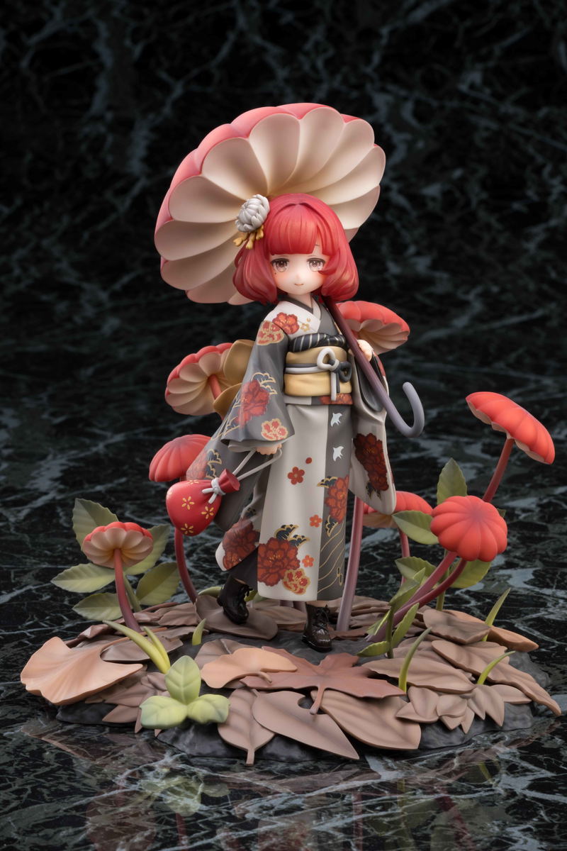 The Mushroom Girls Series No. 6 1/1 Scale Pre-Painted Figure: Marasmius Haematocephalus image 1