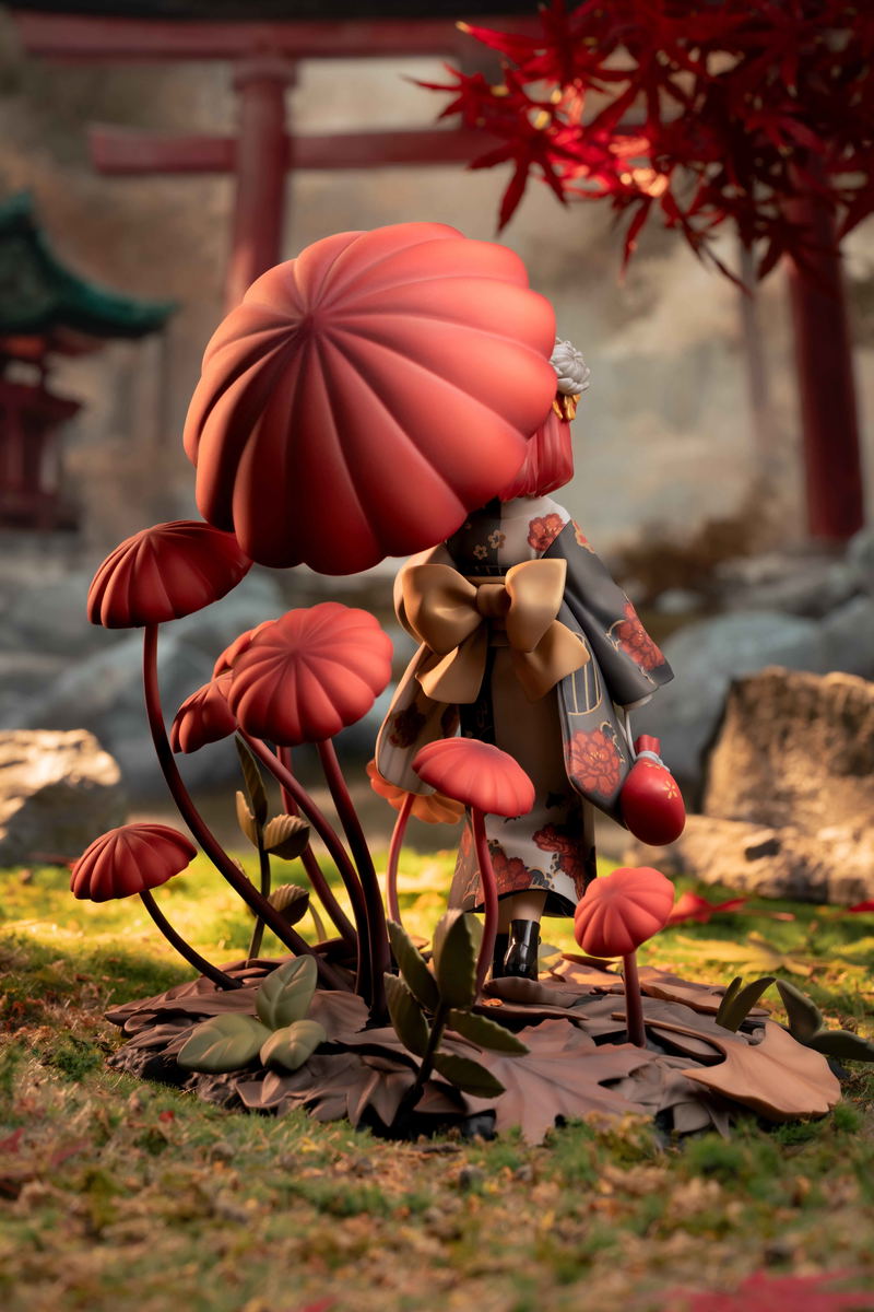 The Mushroom Girls Series No. 6 1/1 Scale Pre-Painted Figure: Marasmius Haematocephalus image 22