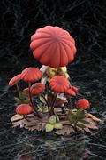The Mushroom Girls Series No. 6 1/1 Scale Pre-Painted Figure: Marasmius Haematocephalus thumbnail 4
