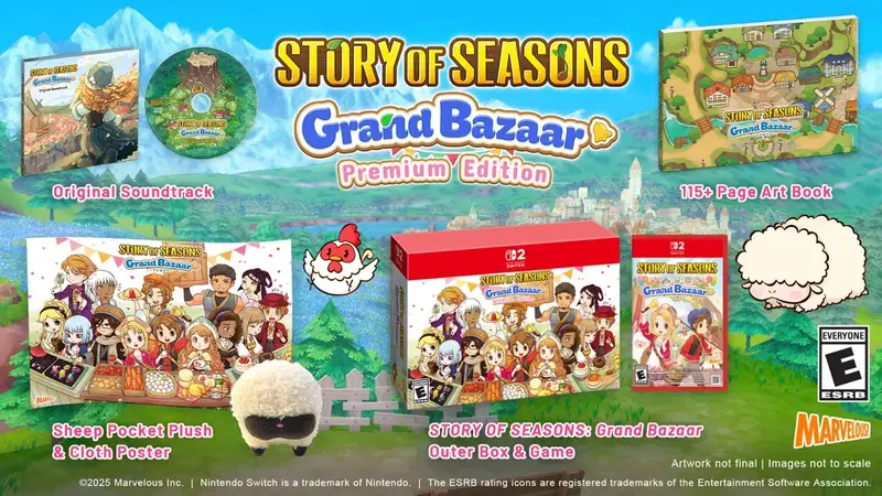 Story of Seasons: Grand Bazaar [Premium Edition] <span class="ext" style="background-color: #00e206; color: #FFFFFF;">Game Cart</span> image 1