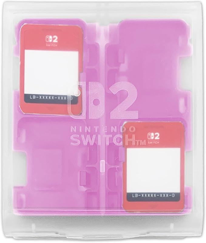 Keys Factory Nintendo Switch 2 Card Palette 16 (Pink) for Nintendo Switch 2
