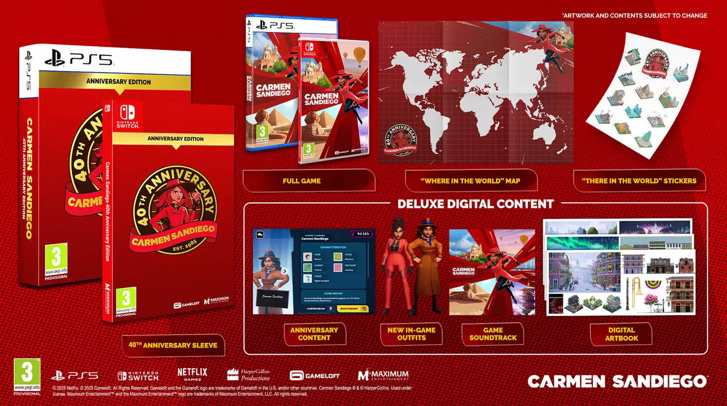 Carmen Sandiego [40th Anniversary Edition] — Import Game Deal