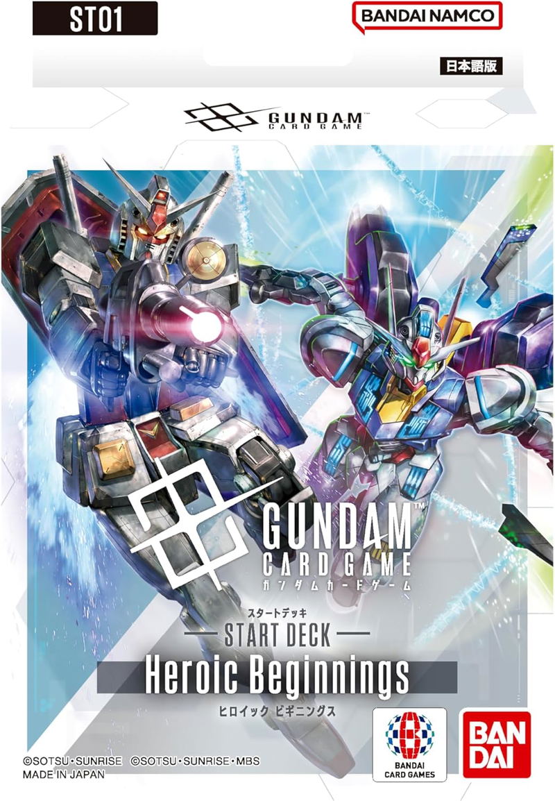 Gundam Card Game Start Deck Heroic Beginnings ST01 image 1