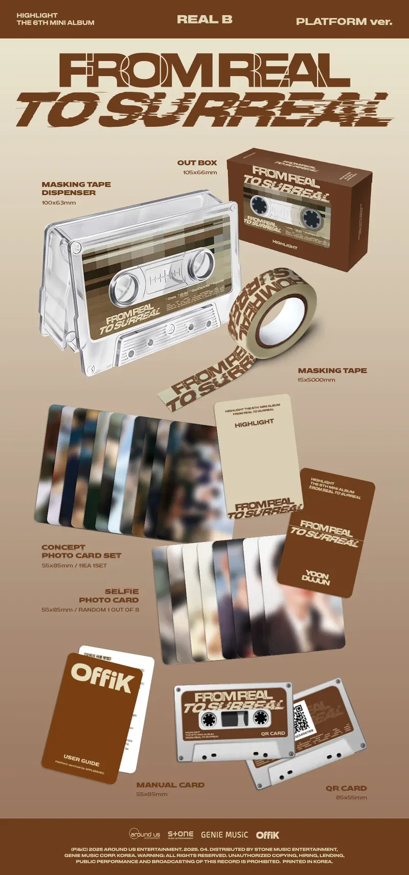HIGHLIGHT - From Real to Surreal / THE 6th MINI ALBUM (PLATFORM Ver.) image 3