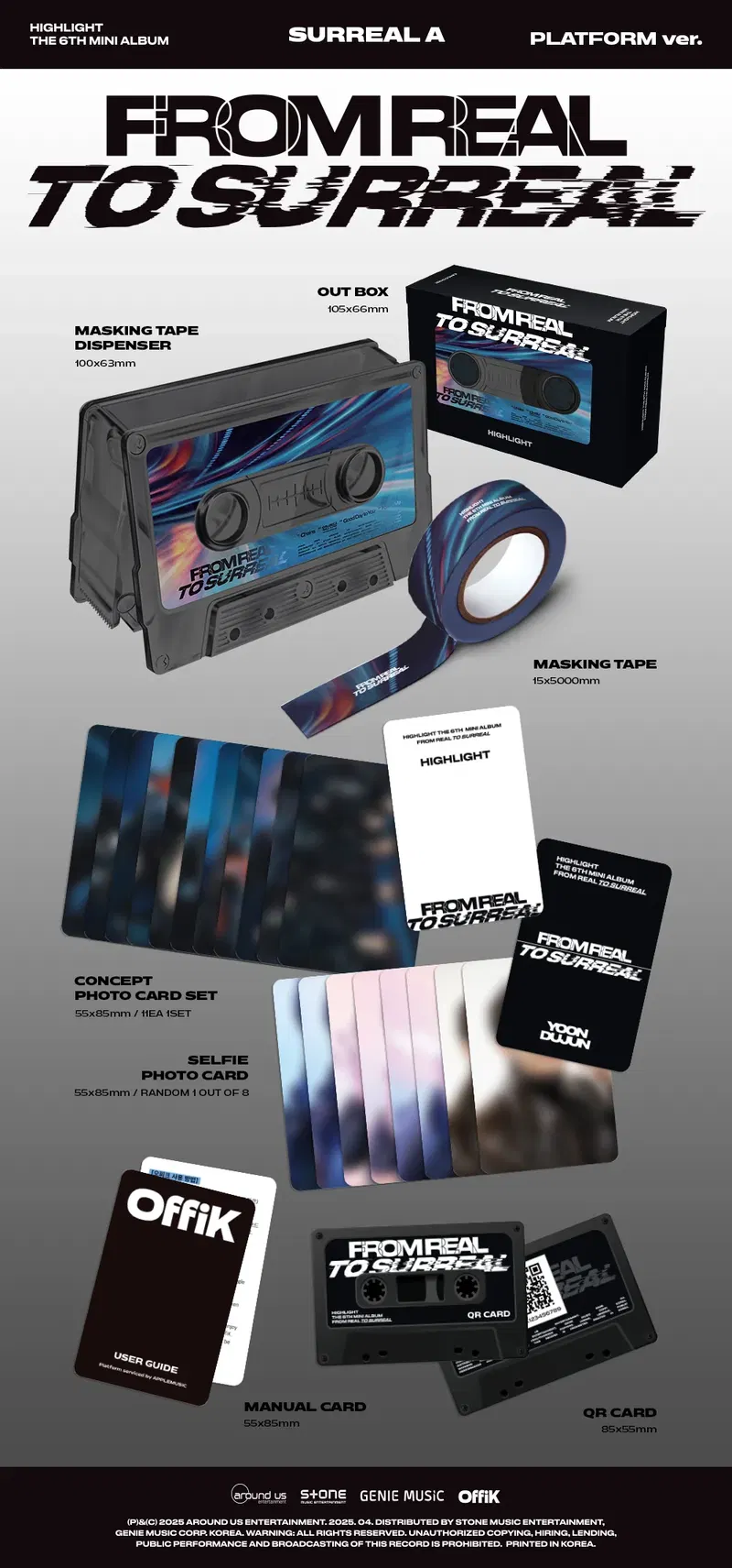 HIGHLIGHT - From Real to Surreal / THE 6th MINI ALBUM (PLATFORM Ver.) image 4