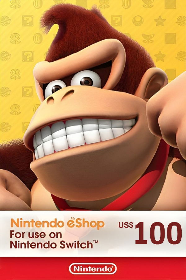 Nintendo eShop Card 100 USD | USA Account <span class="ext ext_digital">digital</span> image 1