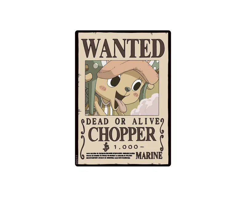 One Piece Wanted Poster Mouse Pad Vol. 2 Chopper image 1