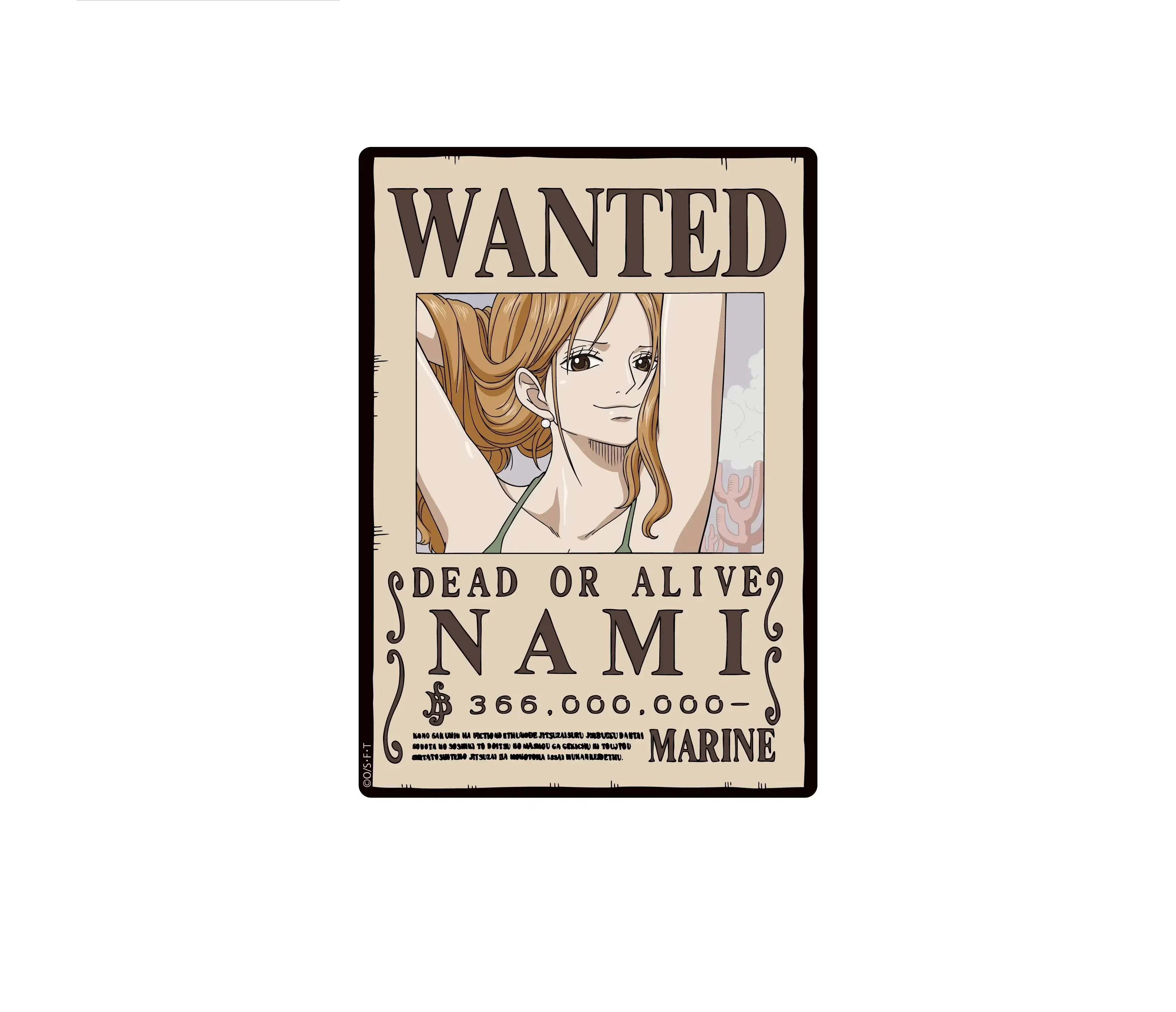 One Piece Wanted Poster Mouse Pad Vol. 2 Nami — Import Game Deal