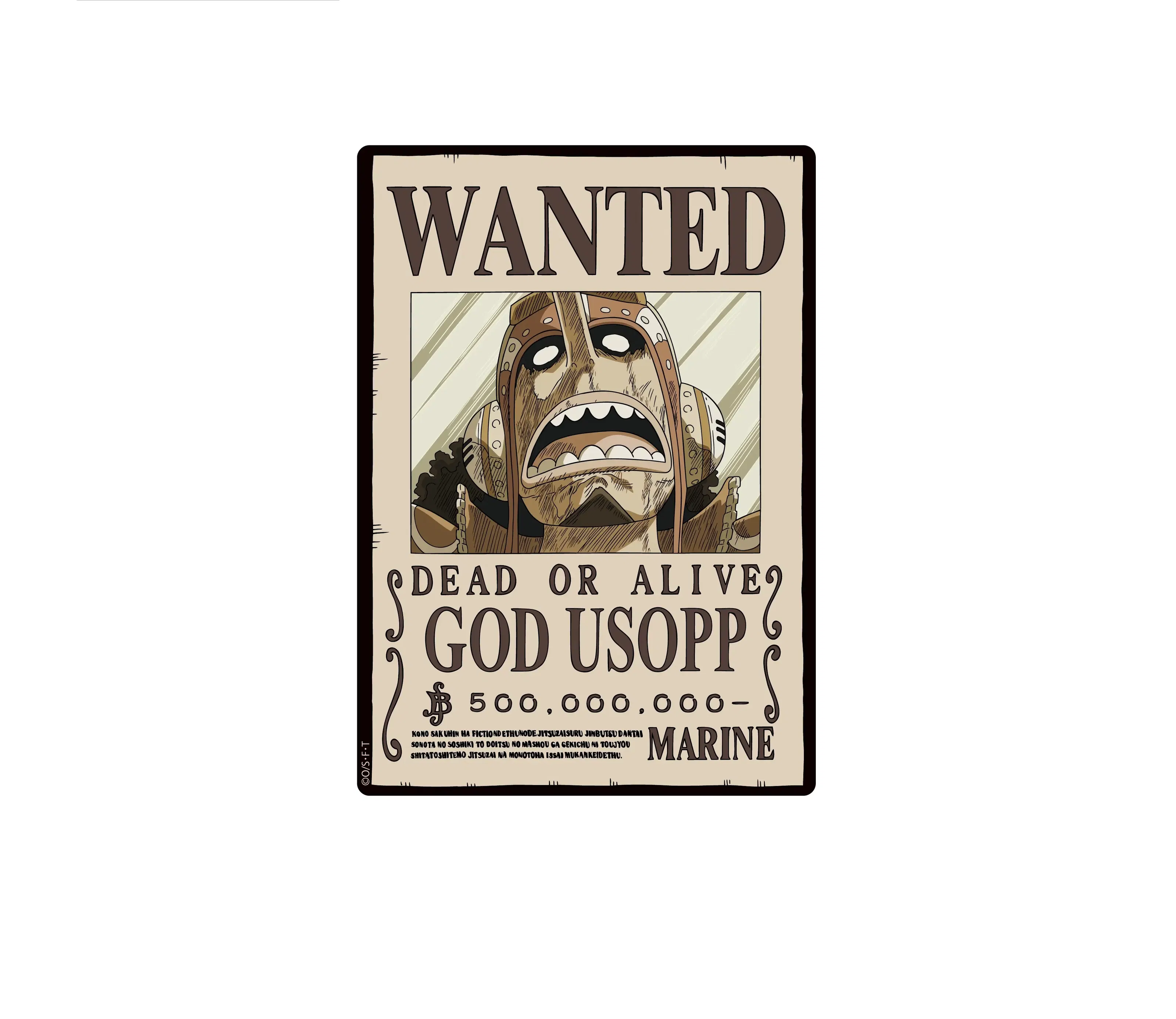 One Piece Wanted Poster Mouse Pad Vol. 2 Usopp — Import Game Deal