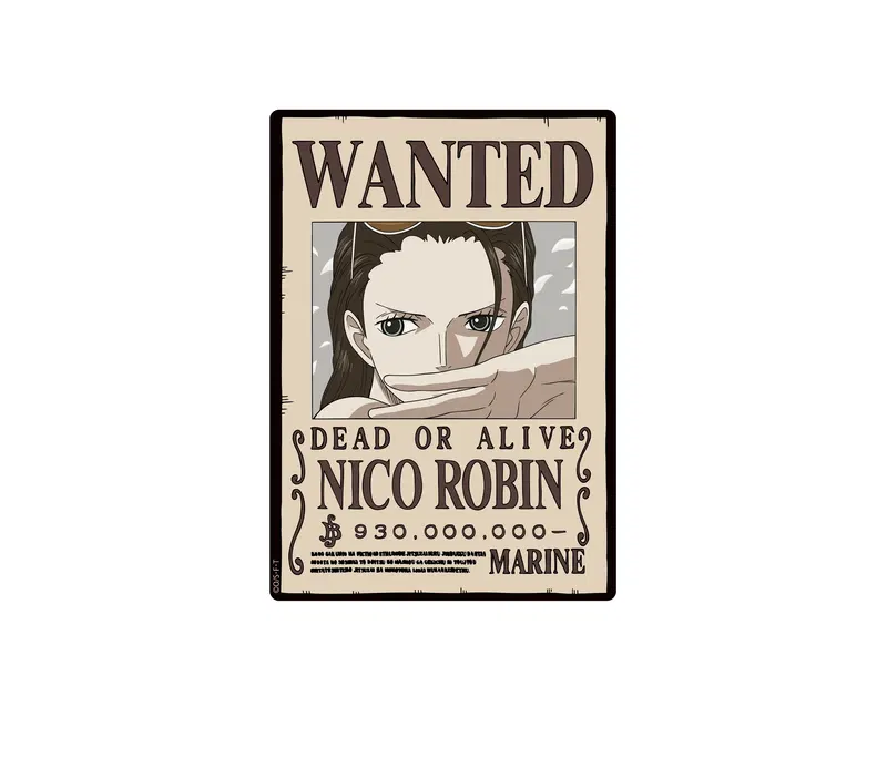 One Piece Wanted Poster Mouse Pad Vol. 3 Robin image 1