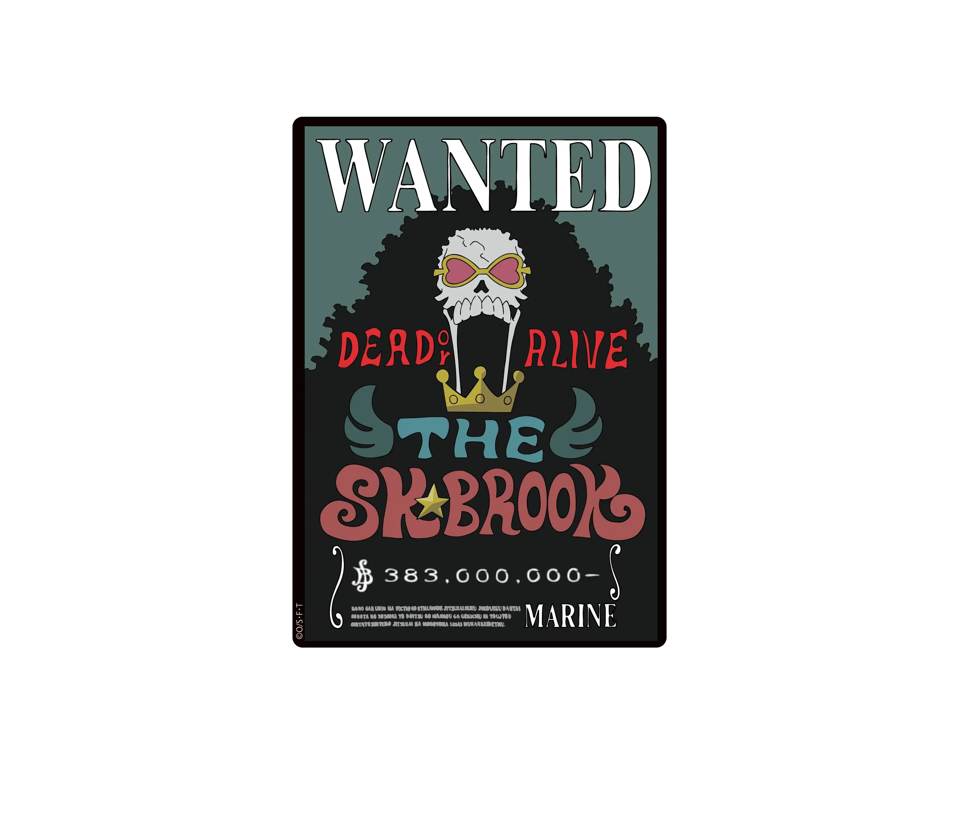 One Piece Wanted Poster Mouse Pad Vol. 4 Brook — Import Game Deal