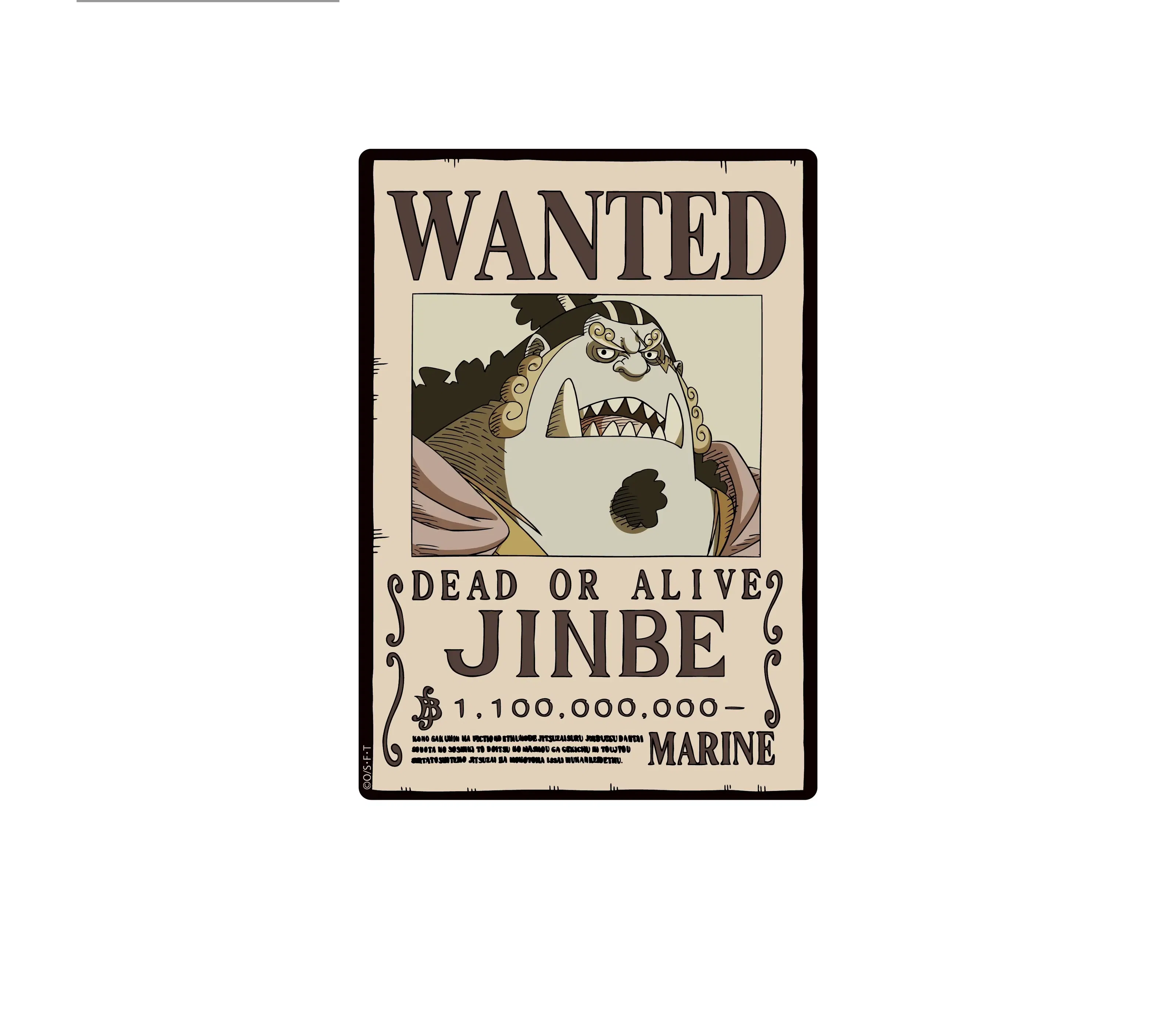 One Piece Wanted Poster Mouse Pad Vol. 4 Jinbe — Import Game Deal