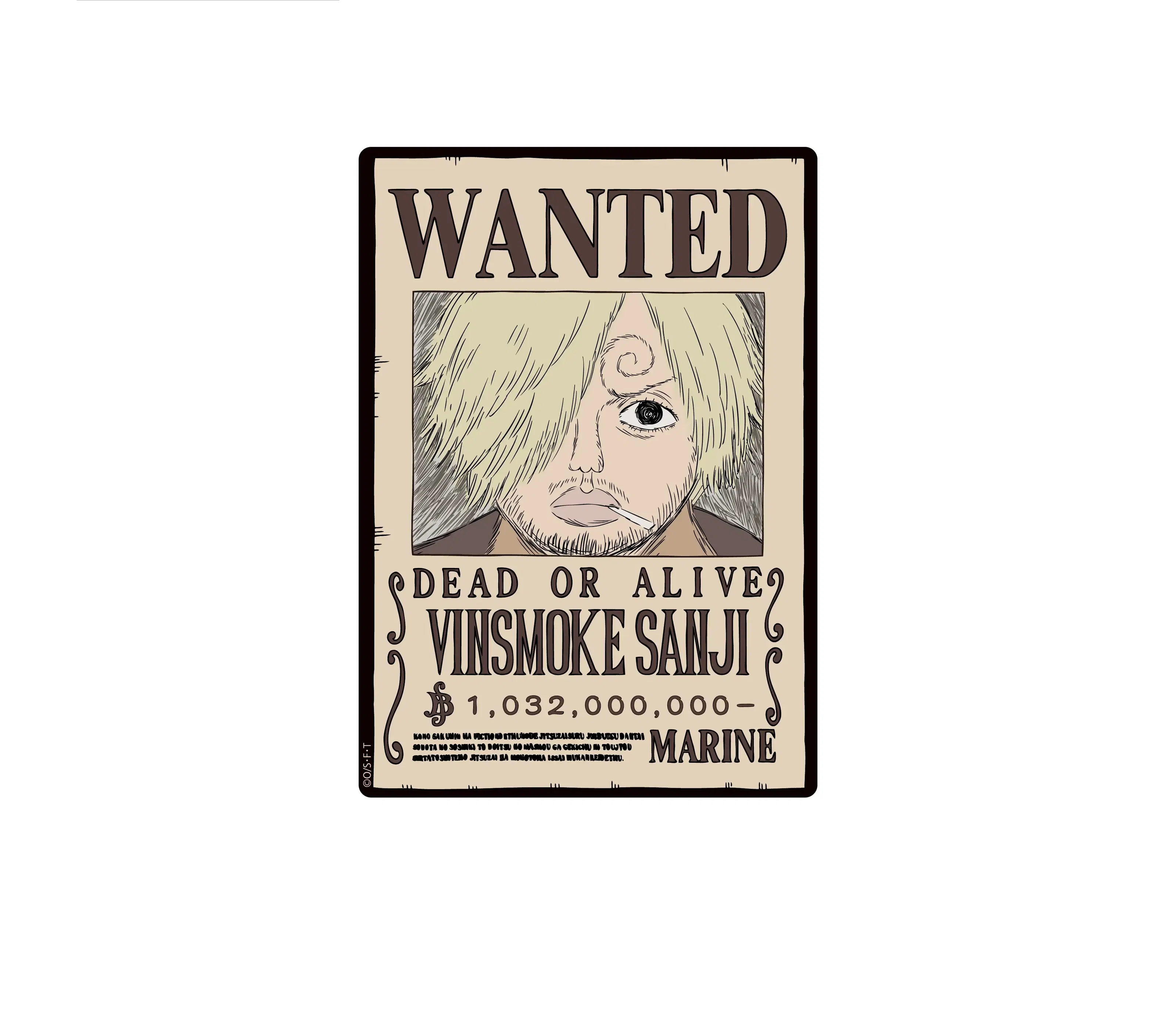 One Piece Wanted Poster Mouse Pad Vol. 4 Sanji — Import Game Deal