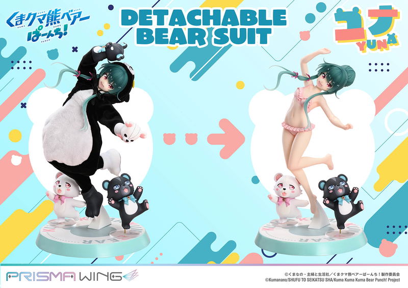 Prisma Wing Kuma Kuma Kuma Bear Punch! 1/7 Scale Pre-Painted Figure: Yuna image 67