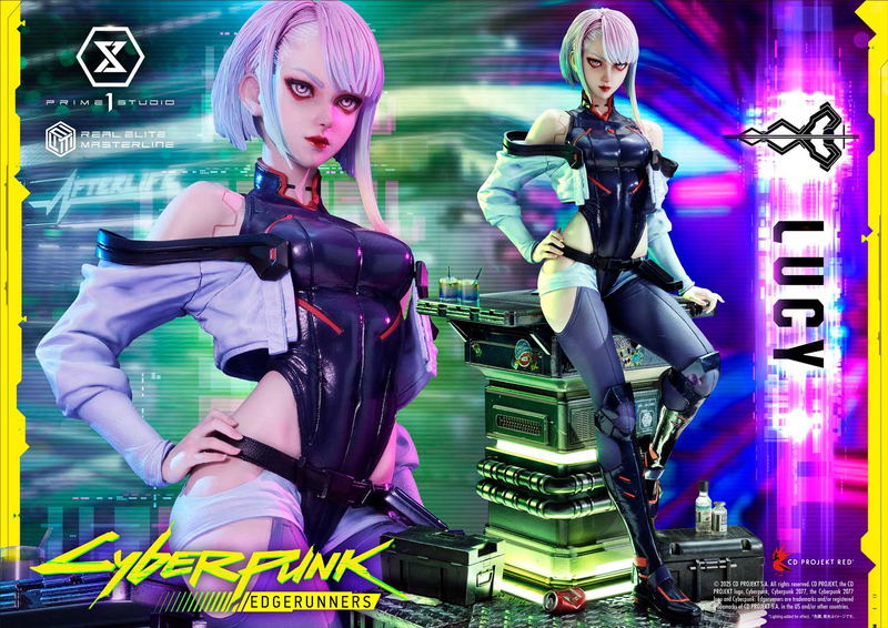 Real Elite Masterline Cyberpunk Edgerunners 1/4 Scale Statue: Lucy image 52