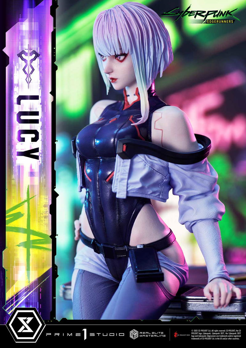 Real Elite Masterline Cyberpunk Edgerunners 1/4 Scale Statue: Lucy image 9