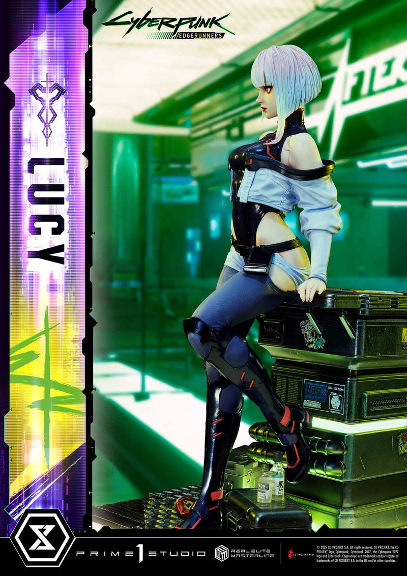 Real Elite Masterline Cyberpunk Edgerunners 1/4 Scale Statue: Lucy image 11