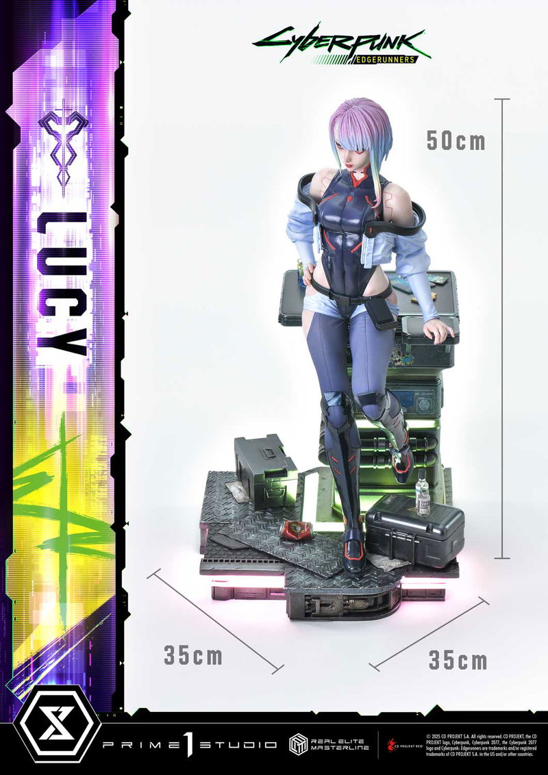 Real Elite Masterline Cyberpunk Edgerunners 1/4 Scale Statue: Lucy image 13