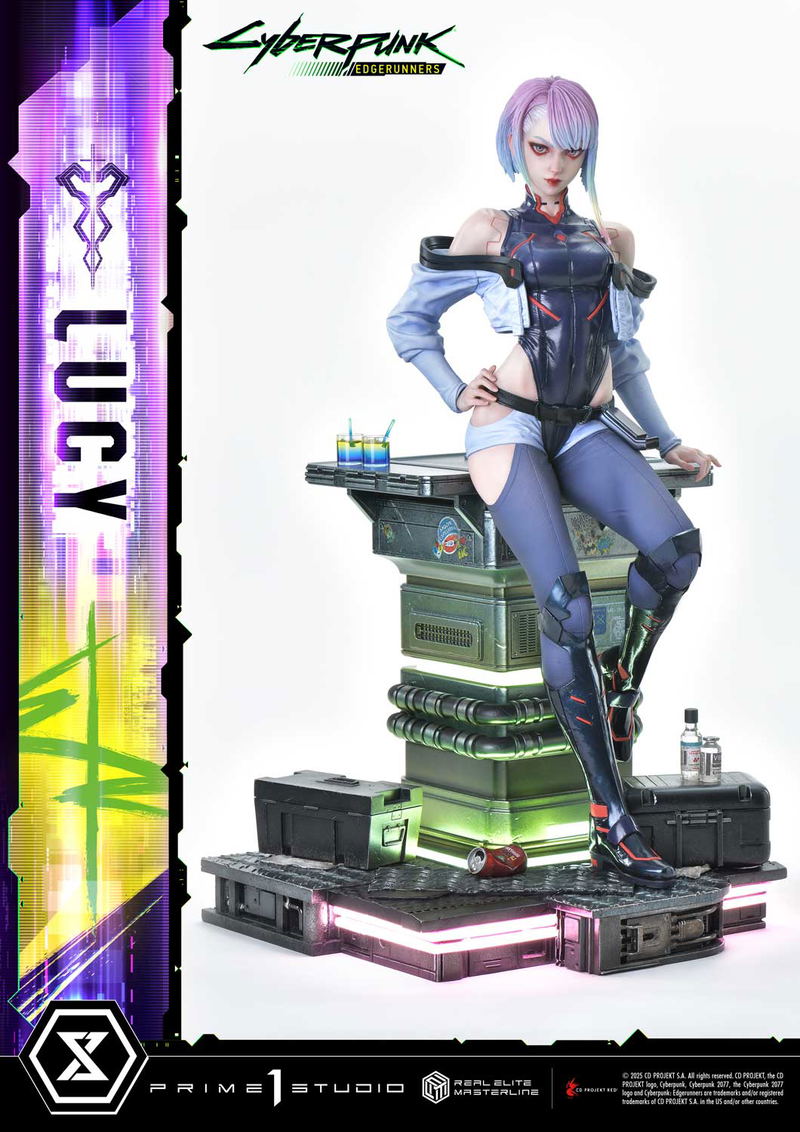 Real Elite Masterline Cyberpunk Edgerunners 1/4 Scale Statue: Lucy image 14
