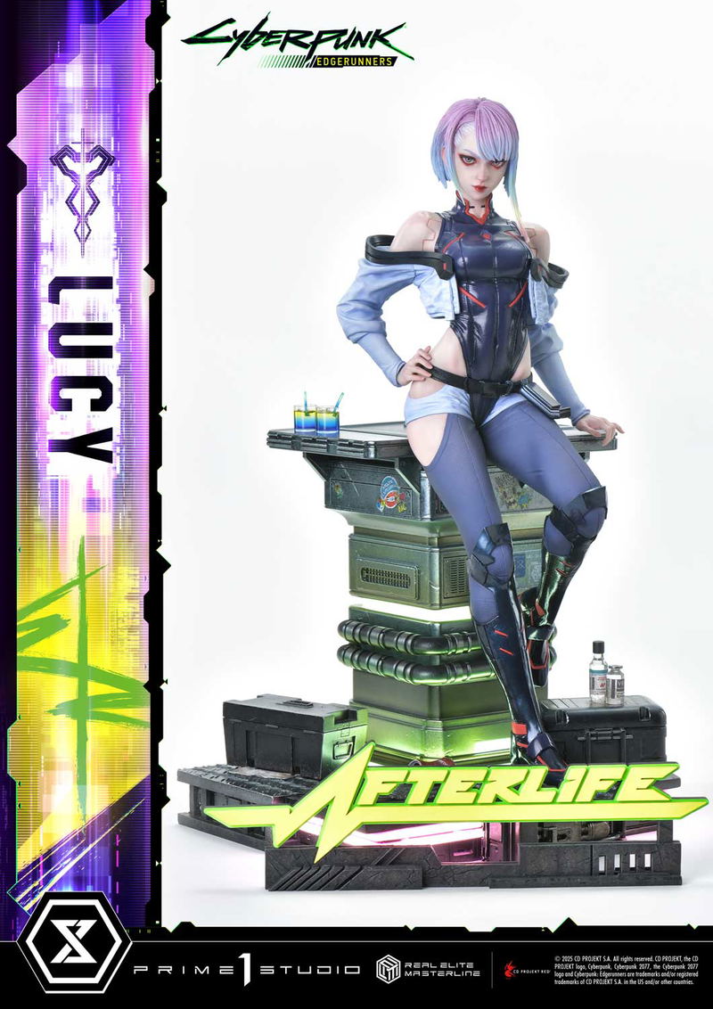 Real Elite Masterline Cyberpunk Edgerunners 1/4 Scale Statue: Lucy image 15