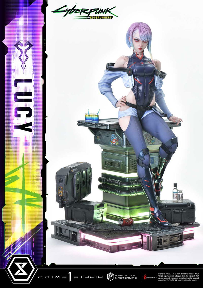 Real Elite Masterline Cyberpunk Edgerunners 1/4 Scale Statue: Lucy image 16