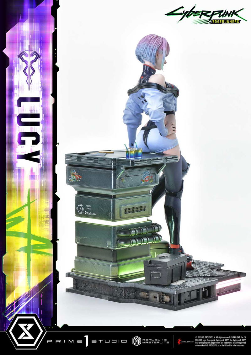 Real Elite Masterline Cyberpunk Edgerunners 1/4 Scale Statue: Lucy image 17